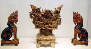 Le nghê dans la sculpture antique vietnamienne