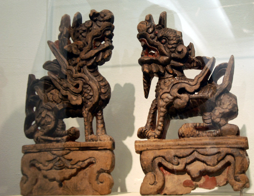 Le nghê dans la sculpture antique vietnamienne