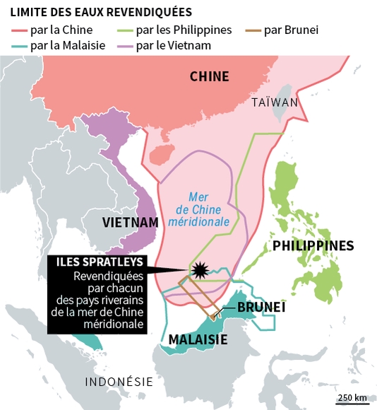 La Chine n’a pas de droits historiques en mer de Chine